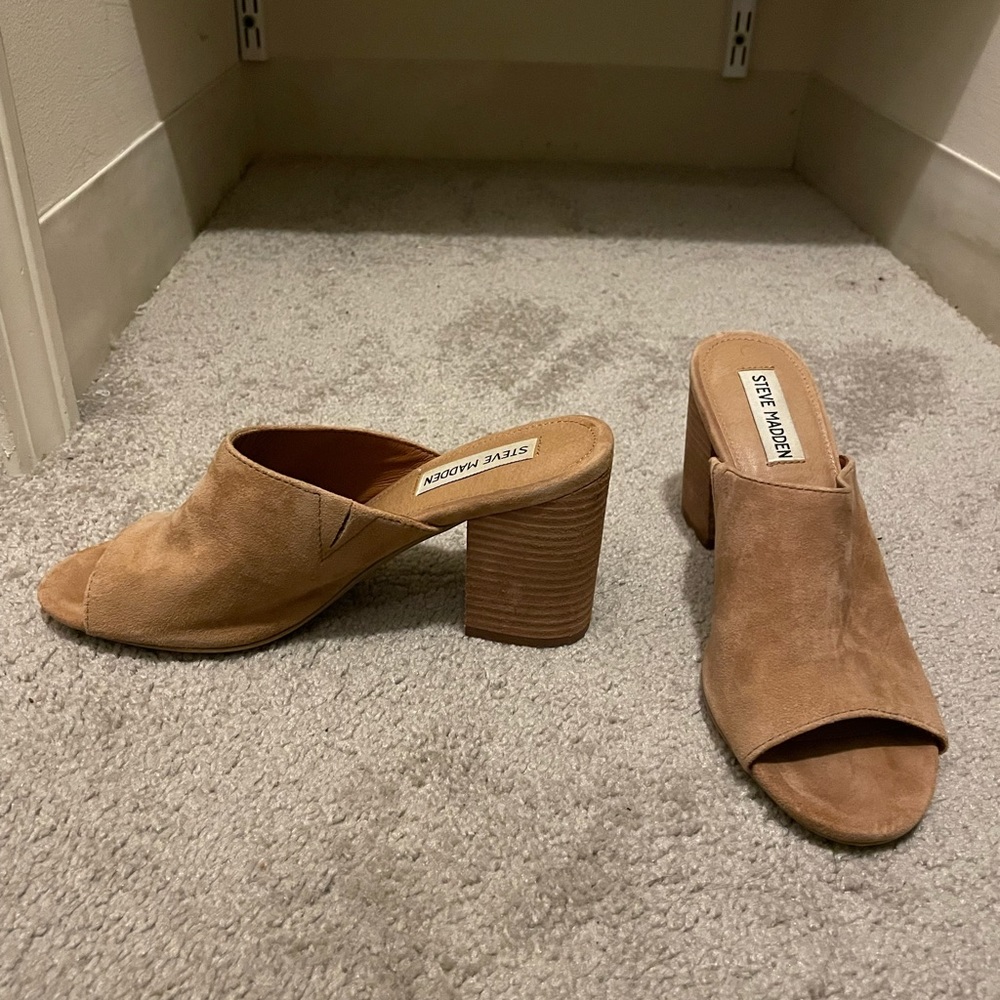 Steve Madden Nude Wedge Heel Shoes